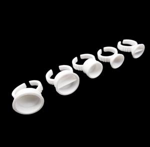 100pcs Plastic <b>Lash</b> Glue Rings Various Sizes Custom Package Eyelash Extension <b>Adhesive</b> Holder - Product Image 4