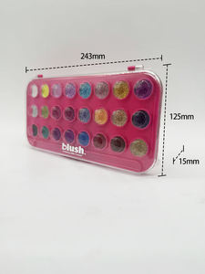 Sombra de Ojos en Gel Brillante de 24 Colores de Marca Privada Personalizada para Niñas con Aroma a Frutas, Ideal para Festivales y Actuaciones Escénicas - Product Image 2