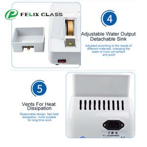 Máquina Biseladora de Lentes Ópticas FELIX OPTICAL CP-7-20, Máquina de Biselado de Lentes Ópticas con Rueda de Diamante, 110/220V - Product Image 2