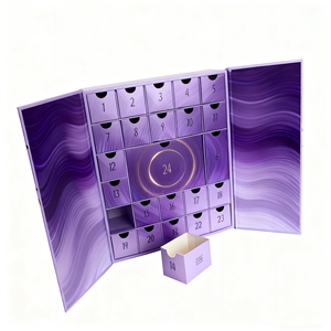 Handmade Tái Chế Món Quà Giáng Sinh Tông Advent Lịch Hộp Quà Tặng 12/24 Ngày Tùy Chỉnh Chèn Giá Rẻ Lông Mi Công Nghiệp Sử Dụng - Product Image 4