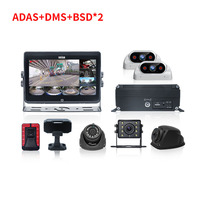 4 8 canaux AI MDVR Recorder Truck Bus Fleet Management System ADAS DSM DMS Fatigue Backup Reverse Camera Mobile DVR MDVR 4G GPS