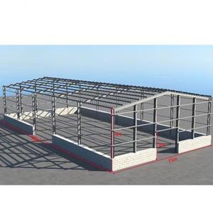 Edificio de Estructura de Acero Versátil de Diseño Moderno para <span class=keywords><strong>Alquiler</strong></span> de Almacenes Flexibles y Salas de Exhibición Comerciales - Product Image 2