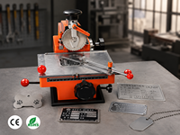 Machine de gravure manuelle ZIXU pour plaques métalliques, machine de marquage et d'estampage pour plaques en acier inoxydable, aluminium et laiton