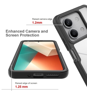 Custodia rigida in acrilico morbido TPU Anti-knock <span class=keywords><strong>Cover</strong></span> trasparente per paraurti custodia per telefono <span class=keywords><strong>Xiaomi</strong></span> Redmi Note <span class=keywords><strong>13</strong></span> 5G <span class=keywords><strong>Cover</strong></span> posteriore - Product Image 5