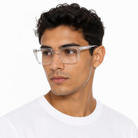 Lunettes de vue unisexes de marque JS, fabriquées en Italie, carrées, faites à la main, neuves, monture en acétate, de haute qualité, en provenance du JiangSu