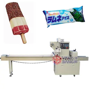 Gối tự động máy đóng gói cho Ice Popsicle Bánh Mì Bánh Wafer