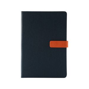 Customizable Colors Eco-Friendly Luxury <b>A5</b> Executive <b>Diary</b> Paper Silk Screen Printed Leather Cover Metal Buckle Promotional OEM - Product Image 3