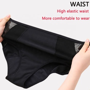 Mutande Mestruali a 4 Strati Anti-Perdita per <span class=keywords><strong>Donne</strong></span>, Comode e Traspiranti, Taglie Forti, <span class=keywords><strong>Senza</strong></span> Bisogno di Assorbenti - Product Image 4