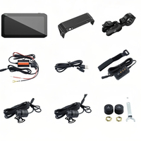 Caméras avant et arrière de 6,25 pouces, enregistreur de caméra pour moto, surveillance de la pression des pneus Carplay