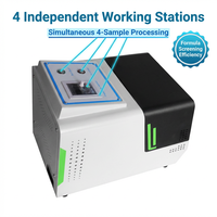 Moulin à billes planétaire miniature TENCAN XQM-0.2 avec moteur, engrenage, pot sous vide, broyage nano, préparation d'échantillons de laboratoire, R&D de nouveaux matériaux, sortie 0,1m