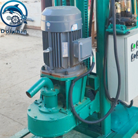 Foreuse électrique pour puits d'eau 3KW, levage hydraulique, profondeur de forage max. 100m, machine de forage de puits d'eau montée sur camion agricole