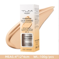 Anti-cernes liquide longue tenue, couvrant, illuminateur, SPF 15, fond de teint changeant de couleur TLM