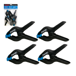 FIXTEC <b>Woodworking</b> <b>Clamp</b> 4'' 6'' Fixed Spring <b>Clamps</b> 4pcs PP+fiberglass Mixture Body Powerful Plasticspring FHC2004-4/FHC2006-4 - Product Image 4
