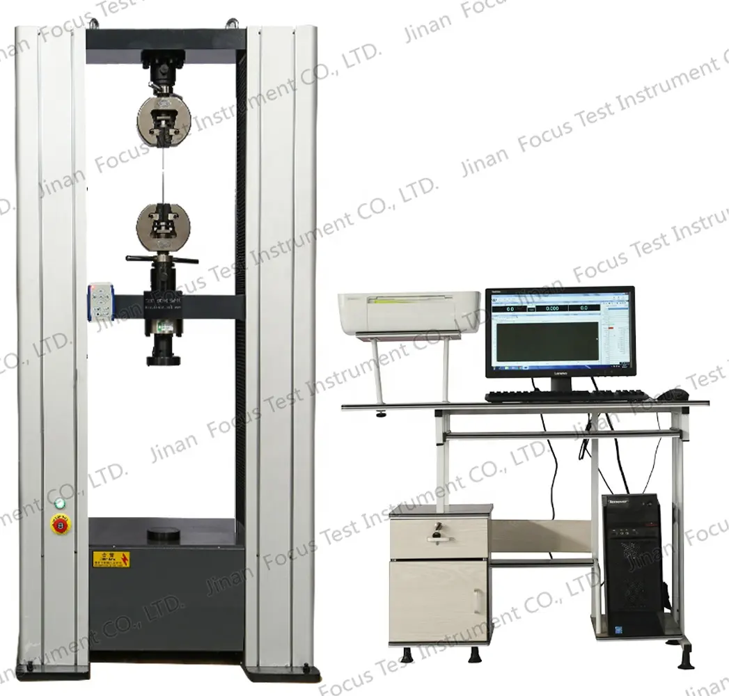 WDW-100 100KN evrensel Test makinesi evrensel malzeme çekme sıkıştırma eğilme mukavemeti Test cihazı