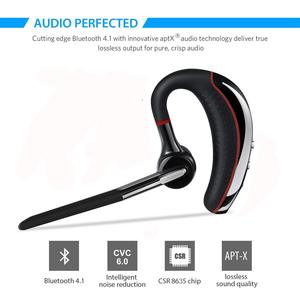 Draadloze Zakelijke Headset Bt 5.0 Stereo Mini Oortelefoon Handsfree Muziek Enkele Oorhaak Oordopjes Met Microfoon Voor Rijden Kantoor - Product Image 3