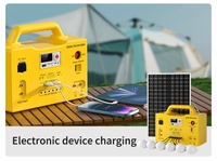 Panel Solar Portátil de 50W con Baterías de Iones de Litio, Generador, Linterna, Sistema de Iluminación para Estaciones de Energía Domésticas Fuera de la Red