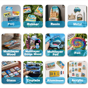 环保PVC材质定制强磁性名片冰箱贴带印刷徽标促销礼品 - Product Image 5