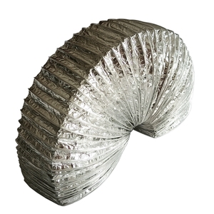Conducto <span class=keywords><strong>de</strong></span> <span class=keywords><strong>Ventilación</strong></span> <span class=keywords><strong>Industrial</strong></span> Personalizado, Conducto Flexible <span class=keywords><strong>de</strong></span> Aluminio Rectangular <span class=keywords><strong>de</strong></span> 24 Pulgadas * 10 m para Extracción <span class=keywords><strong>de</strong></span> Gimnasio, Venta Directa <span class=keywords><strong>de</strong></span> Fábrica - Product Image 2