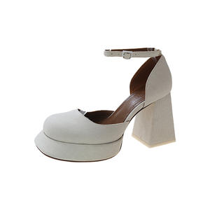 Chaussures Mary <span class=keywords><strong>Jane</strong></span> à talon épais rétro, nouvelle collection printemps, bout carré peu profond, pour filles - Product Image 3