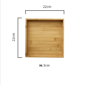 Size Variant Bamboo Fruit <strong>Storage</strong> <strong>Tray</strong> for Food Service - Product Image 6
