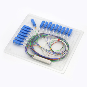 FTTH quang PLC 1x2 1*4 1x16 2 32 2*64 Mini ống thép Trần LC UPC sợi quang PLC Splitter với scapc scupc kết nối - Product Image 6
