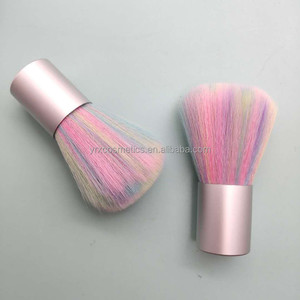 Brosse de nettoyage professionnelle pour nail art, manche en nylon doux, poils en nylon à virole sertie, brosse personnalisée pour salon de manucure, pour nettoyer la poussière - Product Image 5