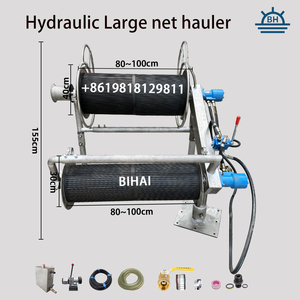 Grand transporteur de filet à Double tambour de pêche treuil de senne hydraulique machines de transport de filet maillant de pêche en acier inoxydable 304 - Product Image 4
