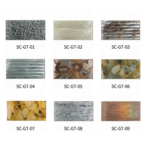 Soulscrafts 3 "x 6" Vàng nhiều lớp kính tàu điện ngầm gạch 8mm dày cách nhiệt trang trại phong cách cho nội thất tường phòng tắm - Product Image 1