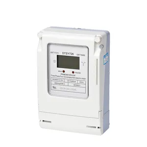 Three phase smart electric meters prepaid energy meter