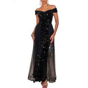 Robe de soirée longue style Empire, asymétrique, antistatique, pour bal et soirées annuelles - Product Image 3