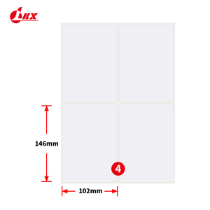 Étiquettes en feuille A4, étiquettes d'expédition avec code-barres, étiquettes FBA, autocollants adhésifs en papier durable pour utilisation en supermarché - Product Image 1