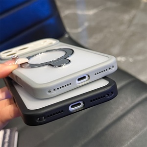 Support magnétique pour téléphones portables – Coque de protection mate pour <span class=keywords><strong>iPhone</strong></span> 17 Pro et accessoires pour <span class=keywords><strong>iPhone</strong></span> 17, 16, 15, 14, 13, <span class=keywords><strong>12</strong></span> - Product Image 6