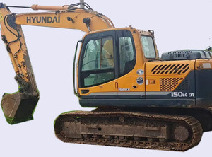 Pompe d'excavatrice sur chenilles Hyundai 150LC-9T d'occasion de haute qualité, 15 tonnes, moteur Kubota, peu utilisée - Product Image 3