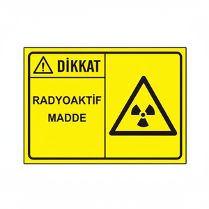 Señal de Advertencia de Material Radioactivo, Señal de Tráfico de Seguridad, Letrero de Tráfico Flexible de PVC y Aluminio - Product Image 2