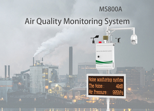 Attrezzatura per il Monitoraggio della Qualità dell'Aria <span class=keywords><strong>PM</strong></span> 2.5 <span class=keywords><strong>PM</strong></span> <span class=keywords><strong>10</strong></span> CO SO2 NO2 O3 VOC Sistema di Gas Stazione Sensore Velocità e Direzione del Vento Monitoraggio della Pressione - Product Image 3