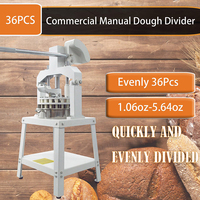 Prix usine Commercial Pâte Diviseur Machine Rounder 36Pcs Pâte Cutter Boulangerie Manuel Pâte Diviseur