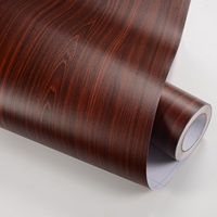 Película Autoadhesiva para Interiores de Auto Vasin con Diseño de Madera Moderna en PVC, Sin Pegamento, Resistente a los Rayos UV, Superficie Brillante, 3 Años de Duración