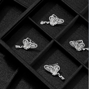 Custom High end jewelry display props jewelry trays Thai silk <b>rings</b> necklaces bracelets earrings display <b>plates</b> - Product Image 3