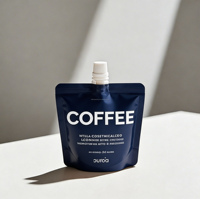Pochettes souples personnalisées pour boissons avec bec verseur à vis pour eau, vin, lait, café