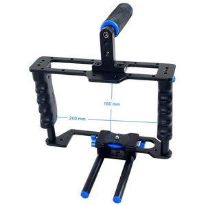 De aleación de aluminio profesional DSLR Cámara jaula SLR Video jaula con agarre de la mano de nivel de manejar para Canon 5D mark II/<span class=keywords><strong>III</strong></span> - Product Image 3