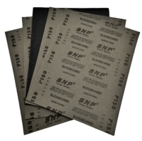 Papier abrasif en carbure de silicium direct usine, haute performance anti-colmatage pour l'élimination de la rouille sur la quincaillerie et la pierre