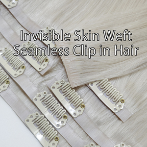 Extensions de <span class=keywords><strong>cheveux</strong></span> à clipser sans couture, meilleure qualité, invisibles, en PU - Product Image 6