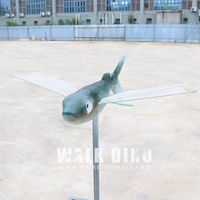 Animatronisches Fliegender-Fisch-Modell mit Sprung- und Gleitbewegung für Aquarien, Abenteuerparks, Einkaufszentren, Flughäfen - Innen-/Außenbereich-Nutzung