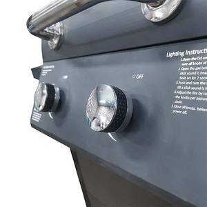 <span class=keywords><strong>Barbecue</strong></span> à <span class=keywords><strong>gaz</strong></span> multifonctionnel à double brûleur pour <span class=keywords><strong>balcon</strong></span> et usage domestique, grande capacité - Product Image 5