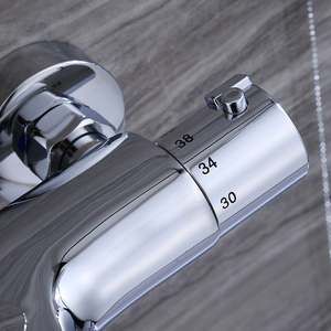 Vasca da bagno <span class=keywords><strong>Rubinetto</strong></span> Fissato Al Muro Vasca Lavello Termostatico Doccia <span class=keywords><strong>Con</strong></span> Bagno <span class=keywords><strong>Doccetta</strong></span> bagno doccia Set Miscelatore vasca da bagno <span class=keywords><strong>rubinetto</strong></span> - Product Image 3