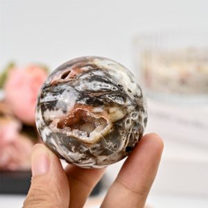 Vente en gros de sphalerite naturelle, druse, géode, boule polie, pierre de guérison Reiki pour la décoration, pour les praticiens de Reiki - Product Image 5