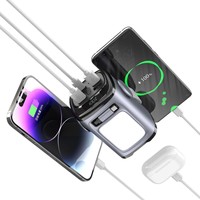 PINUODA L-Y2 Batterie Externe Portable Multifonctionnelle d'Extérieur 65W Ultra-Puissante 30000mAh Grande Capacité avec Affichage LED et Charge Rapide