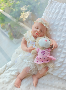 من المصنع مباشرة دمى سيليكون كاملة الجسم 18 بوصة صلبة تولد من جديد ، دمى أطفال مصنوعة يدويًا مقاومة للماء للفتيات - Product Image 3