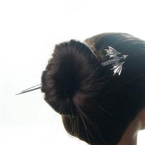 Épingle à cheveux unique <span class=keywords><strong>vintage</strong></span> en alliage de zinc, <span class=keywords><strong>style</strong></span> punk, avec longue queue, pour <span class=keywords><strong>coiffure</strong></span> fantaisie, cadeau de Noël pour femme - Product Image 5