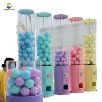 Distributeur de capsules cylindriques de 75 mm à 100 mm, machine à billes géante, distributeur de jouets à monnayeur pour aire de jeux pour enfants